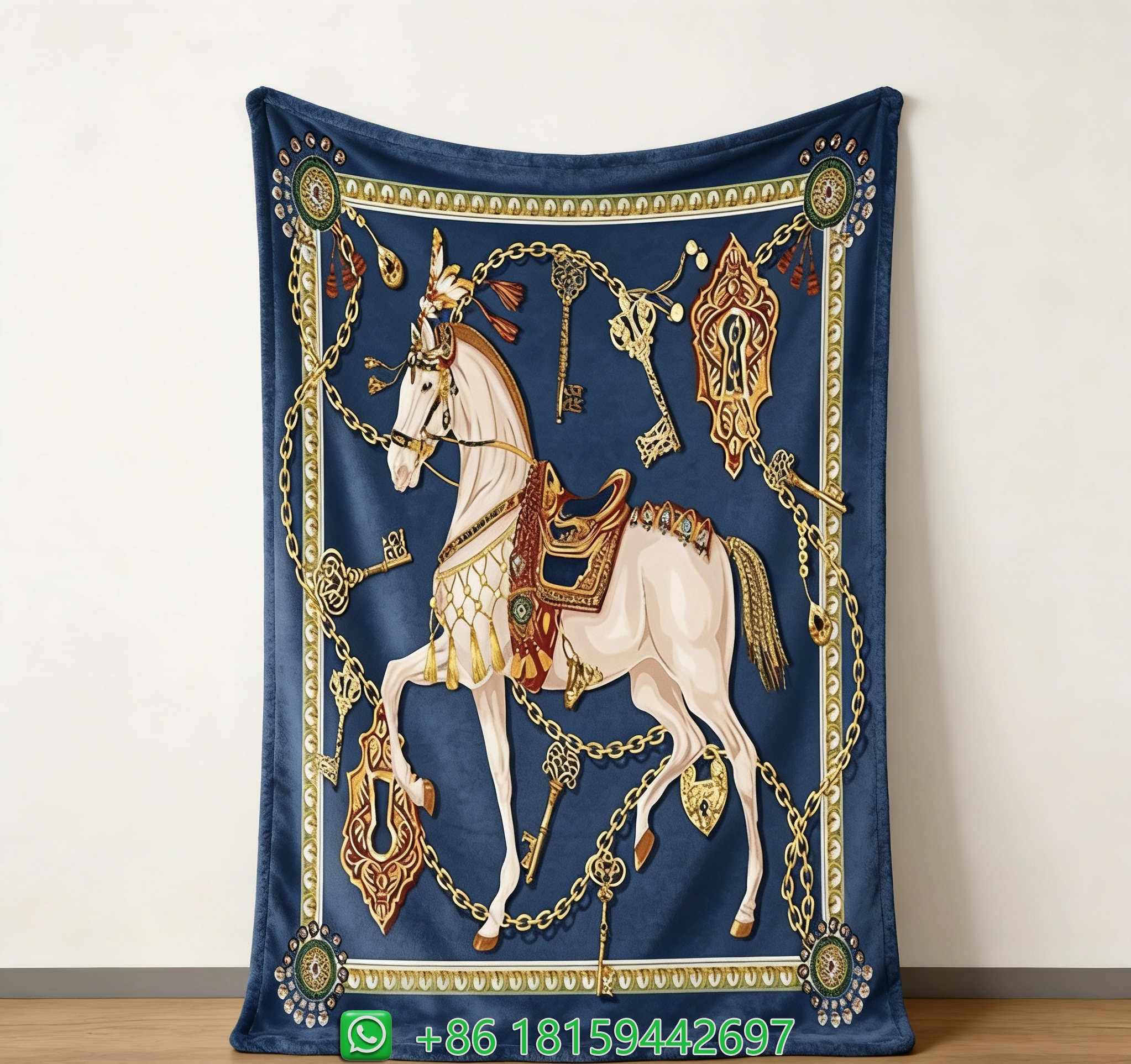 Hermes Throw Blankets